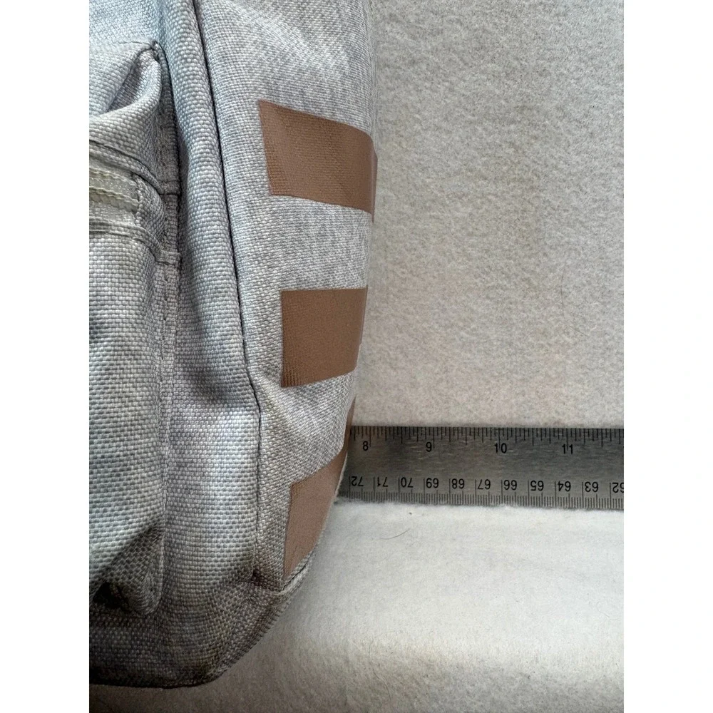 Adidas Insulated Lunch Bag Grey Rose Gold Metallic Logo Three Stripe RN
